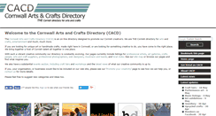 Desktop Screenshot of cornwall-arts-and-crafts.co.uk