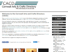 Tablet Screenshot of cornwall-arts-and-crafts.co.uk
